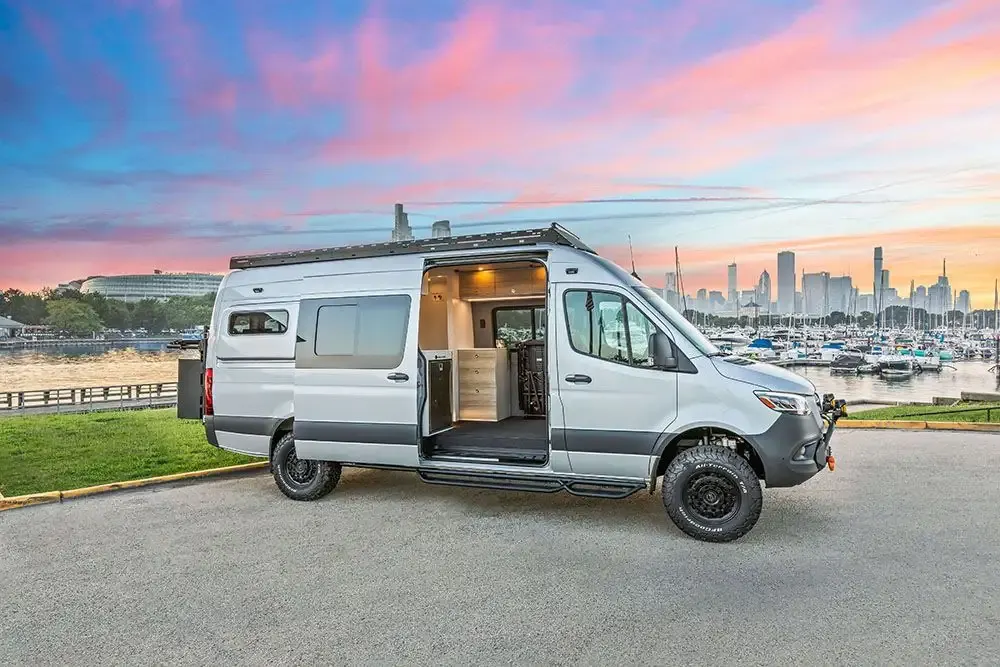 custom camper van features