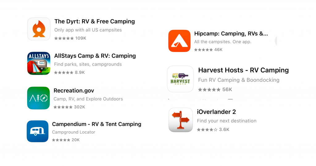 Top Camping Apps in the USA for 2025